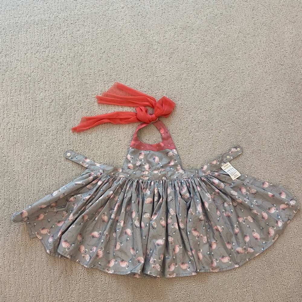 Charming baby apron with bow